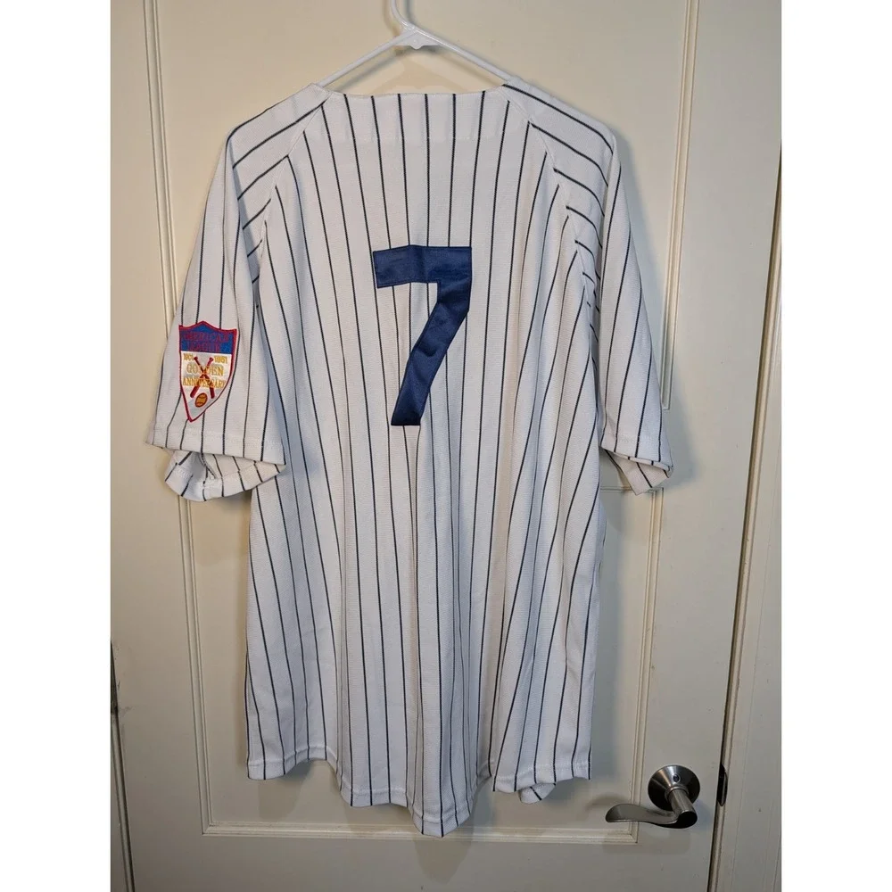 Yankees Mickey Mantle 1951 #7 Mitchell & Ness Pinstripe Jersey Men's Size: 52